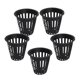 thumbnail image 3 of 5x Garden Net Cups Basket Hydroponic Aeroponic Planting Grow Mesh Pots Black, 3 of 3