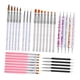 thumbnail image 5 of 33 Piezas Nail Art Brushes Nail Art Design Pen Para Gel Polaco Manicure Salon Pink, 5 of 5