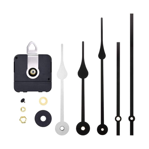 Magideal - Juego De Manecillas Y Movimientos De Reloj De Pared Grande, Piezas De Repuesto De Mecanismo De Reloj De Manecillas De Reloj, Kit De Motor De Reloj , Longitud Del Eje 31 M Longitud Del Eje 31 Mm