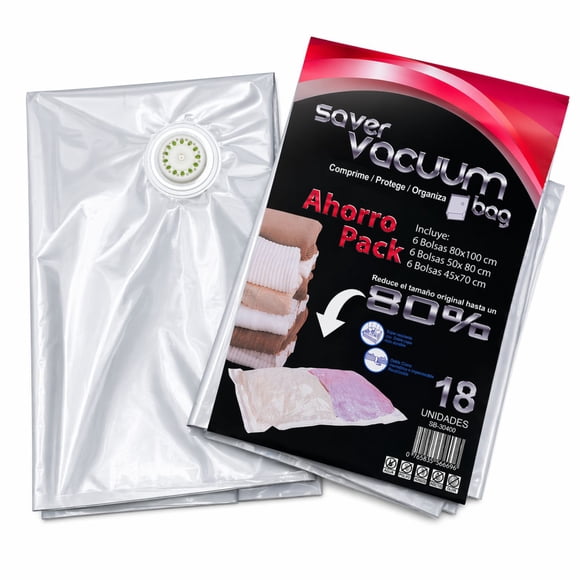 Pack Ahorro 18 Bolsas Ahorra Espacio SVB