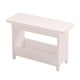 thumbnail image 2 of Taburete De Gabinete En Miniatura De Madera Hecho A Mano Blanco Para Casa De Muñecas 1/12 Escena De Bricolaje, 2 of 5