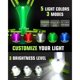 thumbnail image 2 of Zacro Chaleco reflectante LED con luz de pecho 500 lm y 5 colores RGB, 2 of 3