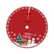 thumbnail image 2 of Cubierta De La Base De La Falda Del árbol De Navidad 90 Cm Redondo Cálido Para La Decoración Del Hogar Fiesta Estilo De Vacaciones D, 2 of 5
