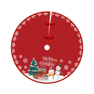 Magideal - Falda Navideña Falda Navideña Diámetro 90 Cm Decoraciones De Decoración Inferior Fáciles De Usar , Estilo D