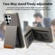 thumbnail image 4 of Funda FOXDOCK para Samsung Galaxy S26 Ultra Resistente al agua, Antihuella, Soporte ajustable y RFID-gris plateado, 4 of 6