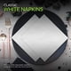 thumbnail image 4 of Servilletas desechables Stock Your Home de 30 cm, 1 capa, color blanco, paquete de 1000, 4 of 7