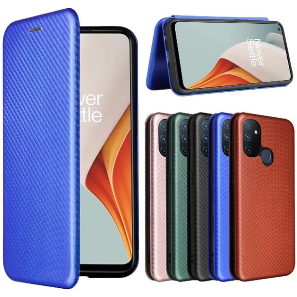 Funda Flip para FOXDOCK OnePlus Nord N100 - Funda magnética de negocios, funda protectora delgada