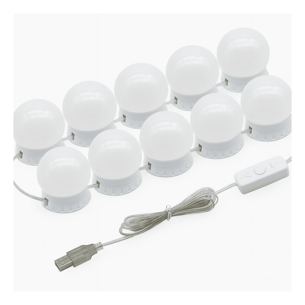 Genérico - Pack 10 Focos Luz Led Para Vanity Espejo Maquillaje 3 Tonos