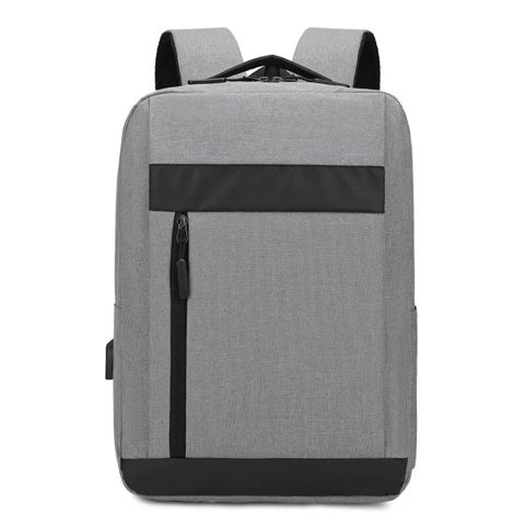 Openbox - Mochila Para Notebook Con Usb Gris