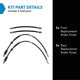 thumbnail image 2 of Juego de Mangueras de Freno TRQ Compatible con BMW 2012-2021, 2 of 9