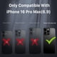 thumbnail image 2 of Funda De Teléfono M Maverick Series Para Iphone 16 Pro Max Negra, 2 of 7