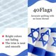 thumbnail image 3 of Banderas WEITBF 20x30 cm Israel 12 unidades con palo de mano, 3 of 6