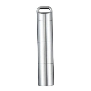 Magideal - Pequeño Contenedor De Pastillas Para Tabletas, A Prueba De Humedad, De Almacenamiento De Material Acero Inoxidable Sellado, Pastillero, Organizador Para P6 Tres Capas