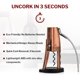 thumbnail image 3 of Forge Quality Vertical Lever Corkscrew Wine Bottle Opener with Foil Cutter, 3 of 3