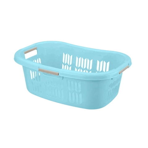 Reyplast - Cesto Canasto De Ropa Anatomico 40L Antes/Después Del Lavado