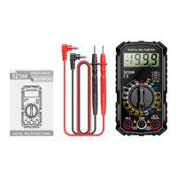 Magideal - Multímetro Eléctrico Sz308, Probador, Herramienta Profesional, Pantalla, Medidor De Voltaje, Retención De Datos Negro