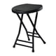 thumbnail image 4 of Taburete Plegable, Silla De Camping Ultraligera Gruesa Para Mochileros, Viajes En El Patio, Negro, 4 of 4