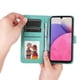 thumbnail image 3 of Funda tipo cartera FOXDOCK para Samsung Galaxy A33 5G , diseño girasol en relieve, cuero PU, cierre magnético, soporte y tarjetero, 3 of 5