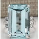 thumbnail image 1 of Anillo vintage de plata 925 con aguamarina y gema para boda, talla 8, 1 of 6