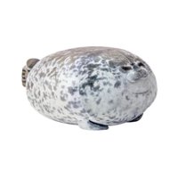 Genérico - Juguete Peluche Cojin Foca Bebe 30Cm Felpa Gris Infantil