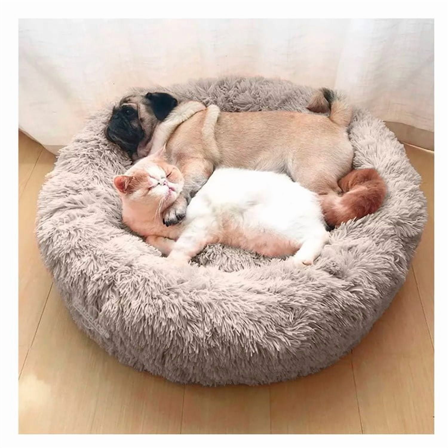 Genérica - Cama Perro Mascota Antiestres Felpa Confortable 67cm
