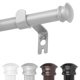 thumbnail image 1 of Barra de cortina CorkLatta Silver 76-152 cm con soportes de acero inoxidable, 1 of 6
