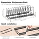 thumbnail image 5 of Organizador para ollas y sartenes Housolution, expandible, negro, 5 of 7
