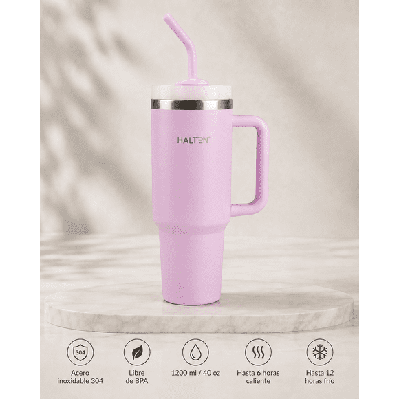 Termo 1.2 L Gran Halten Big Mug Taza Térmica Violeta
