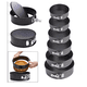 thumbnail image 1 of Molde Torta Desmontable 6 Pieza N°18/20/22/24/26/28 Cm Color Negro, 1 of 2