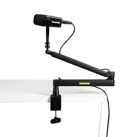 Soporte Para Micrófono Gator Shure Premium Bajo Perfil Sh-Broadcast2