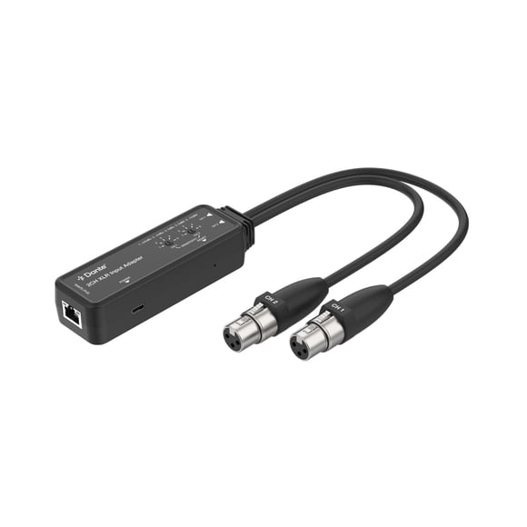 Adaptador de Audio J-Tech Digital XLR a Dante 2CH