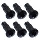 thumbnail image 1 of 6 unids a través del cuerpo cuerdas de montaje de la guitarra eléctrica casquillos buje negro, 1 of 5