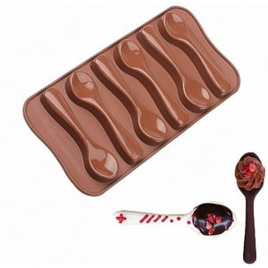 Genérico - Moldes De Chocolate Moldes Silicona Chocolate Cucharas