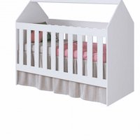 Kidscool - Cuna Casita 60 Montessori Blanca