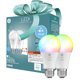 thumbnail image 1 of Bombillas LED GE LED+ que cambian de color, 9,5 W (paquete de 2), 1 of 9