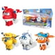 thumbnail image 1 of Toy Super Wings 2 Transform-a-Bots, paquete de 4 unidades con minifiguras, 1 of 3