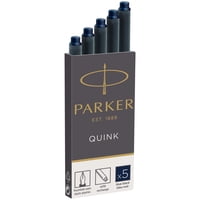 Recarga Para Pluma Fuente Parker 1950382 Quink Azul Negro 5