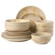 thumbnail image 1 of Juego de Vajilla Gibson Home 16 piezas con diseño floral crema, 1 of 9