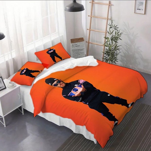 3pcs Jul Detp Ovni Printed Duvet Cover Set Includes Duvet Cover and Pillowcases