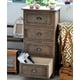 thumbnail image 2 of Cajonera Gabinete 4 Cajones Madera Color Cafe Tiradores Metal, 2 of 2