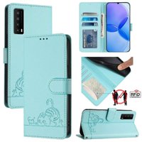 Funda Tipo Cartera Foxdock Para Tcl Stylus 5G Con Soporte, Ranuras, Rfid, Diseño De Gato