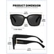 thumbnail image 2 of Gafas de sol Fit Over Glasses MEETSUN, grandes, cuadradas, polarizadas, 2 of 3