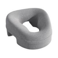 Ioensy - Almohada De Masaje Boca Abajo, Almohadilla De Apoyo Para Salón De Belleza Para Mujeres Que Se Relajan En La Cama De Spa, Color Gris Claro Y Cara