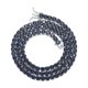 thumbnail image 1 of Collar de Tenis Azul de 4 Mm para Mujer Chapado en Oro de 18K Corte Redondo Diamante de Laboratorio Cadena de Collar Collares de CZ para Mujer Fiesta Graduación Collares de Piedras Preciosas, 1 of 5
