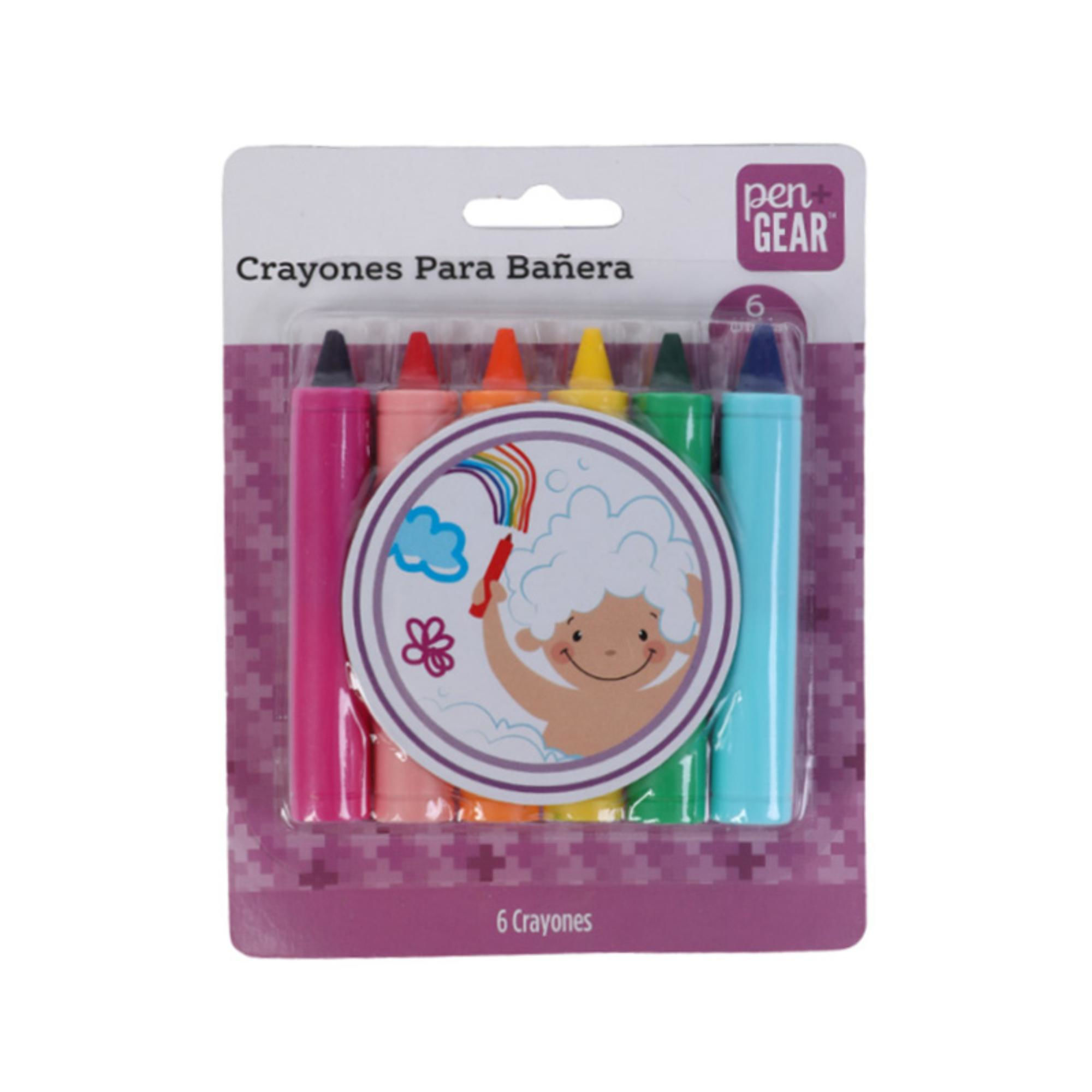 Crayones Tina 6 Colores Pen&Gear