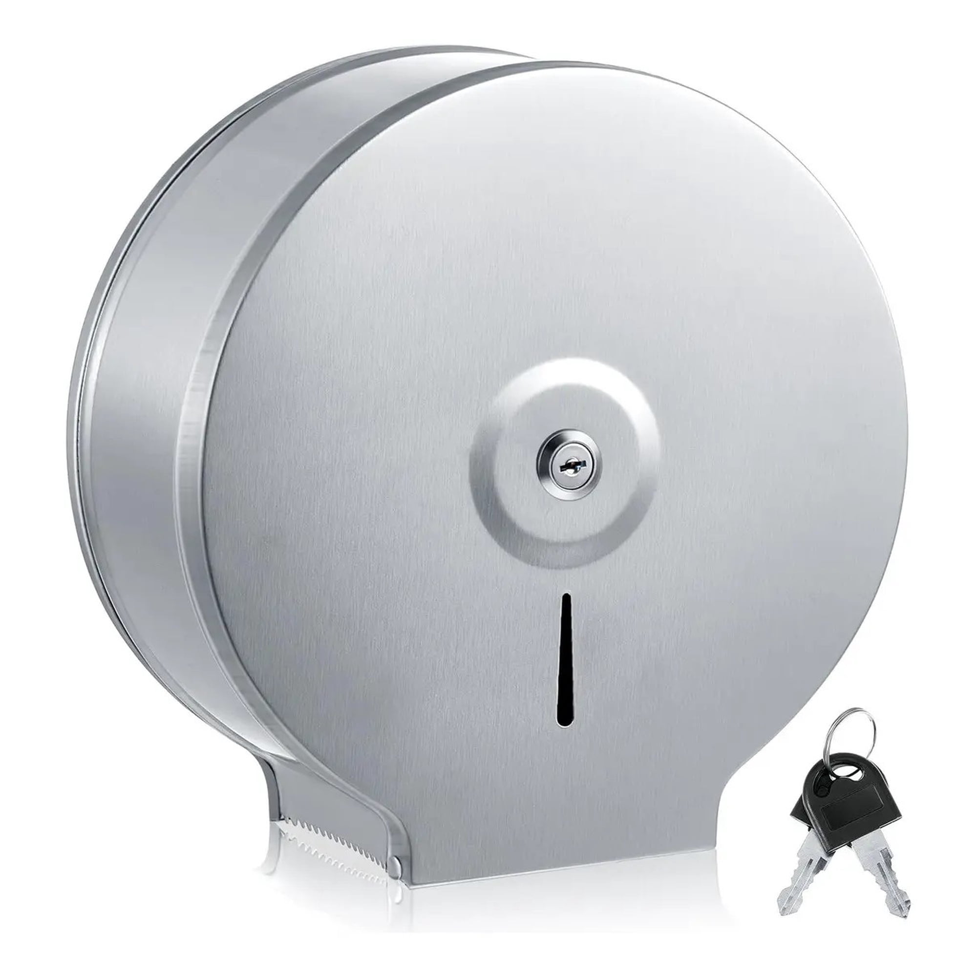 Genérica - Dispensador Papel Higienico Industrial Acero Inoxidable 304 Plateado