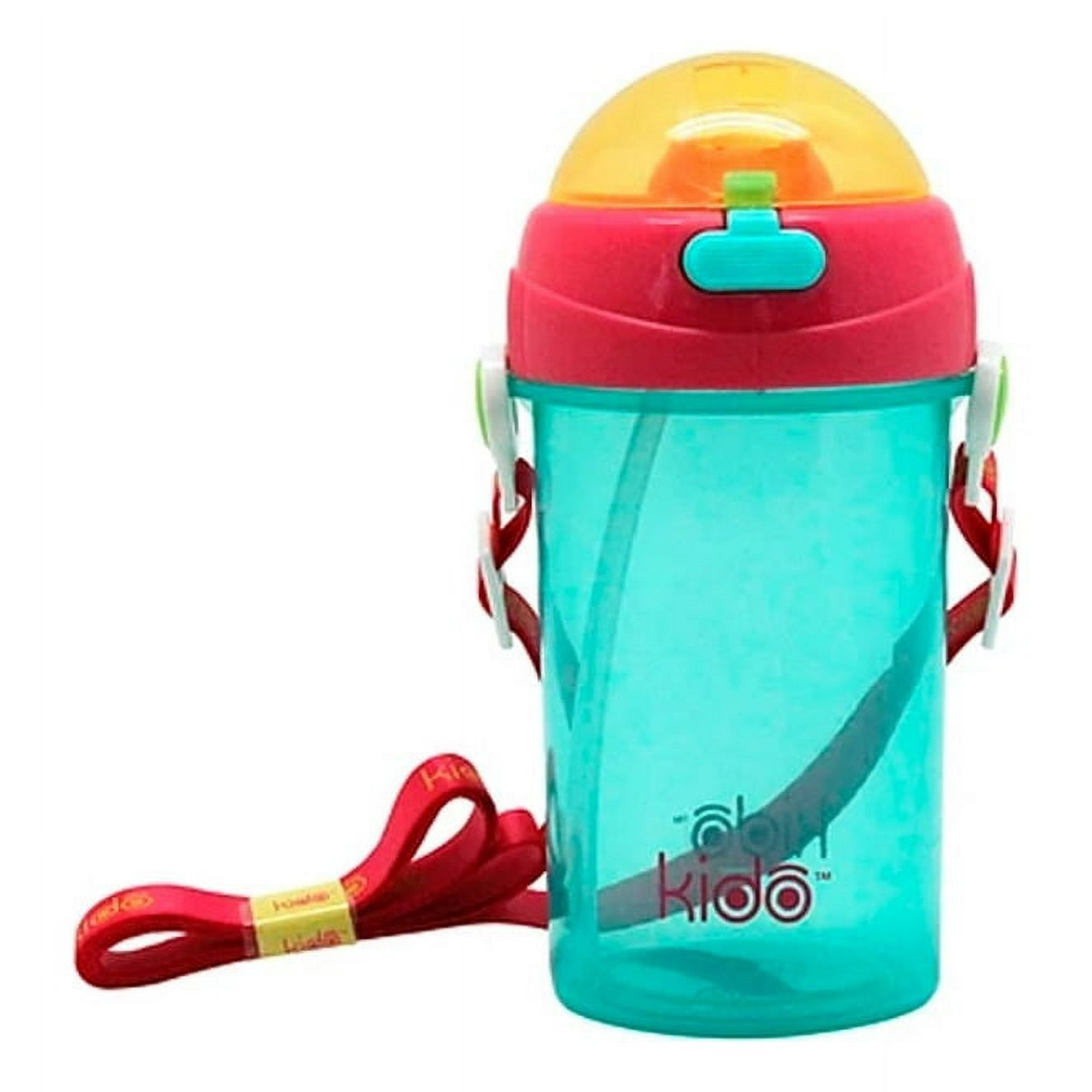 Disparo - Botella Para Agua Jugo Con Boton Kepp Kido Celeste