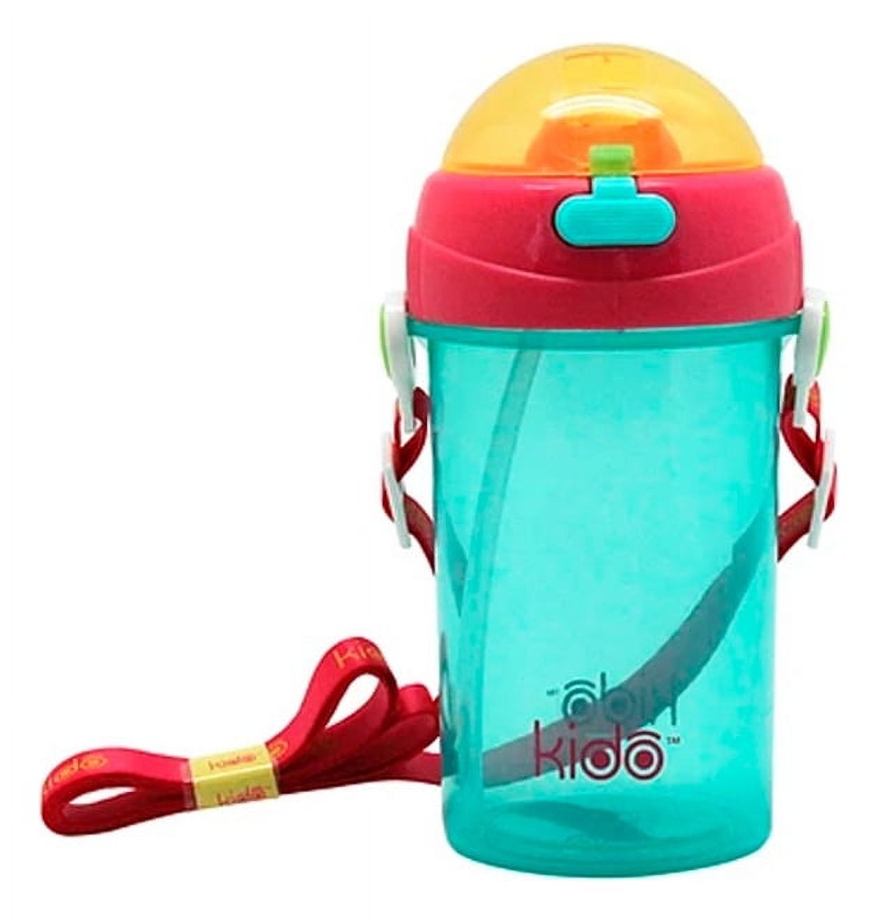 Disparo - Botella Para Agua Jugo Con Boton Kepp Kido Celeste