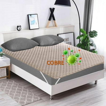 Cubre Colchón Algodón Y Cobre 2P