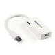 thumbnail image 1 of Adaptador USB 3.0 a Ethernet Gigabit NIC con puerto USB - Blanco, 1 of 9
